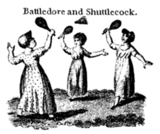 battledore and shuttlecock